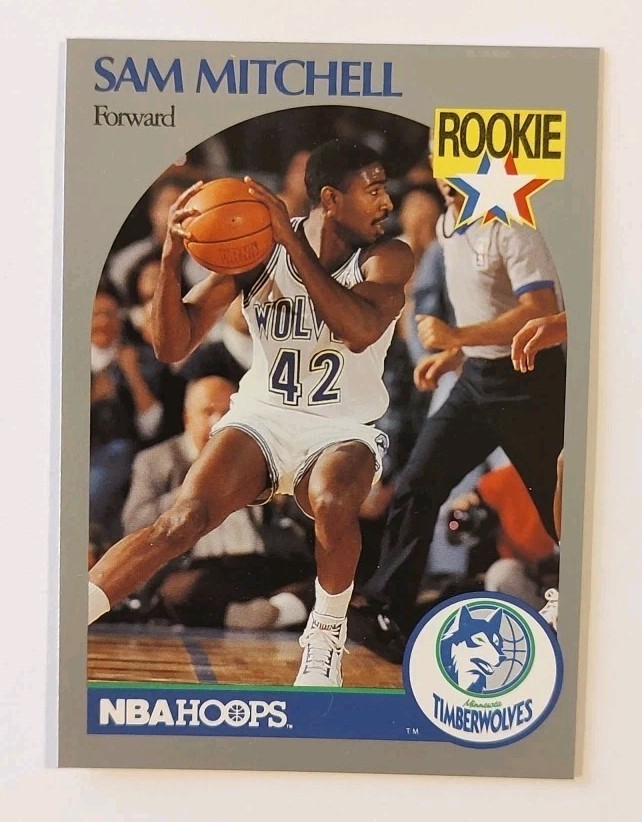 1990-91 NBA Hoops - Sam Mitchell #188 (RC)