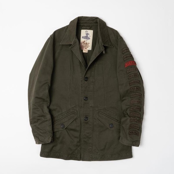 Men Sixty Group Jacket Khaki Cotton 40 /L / 48