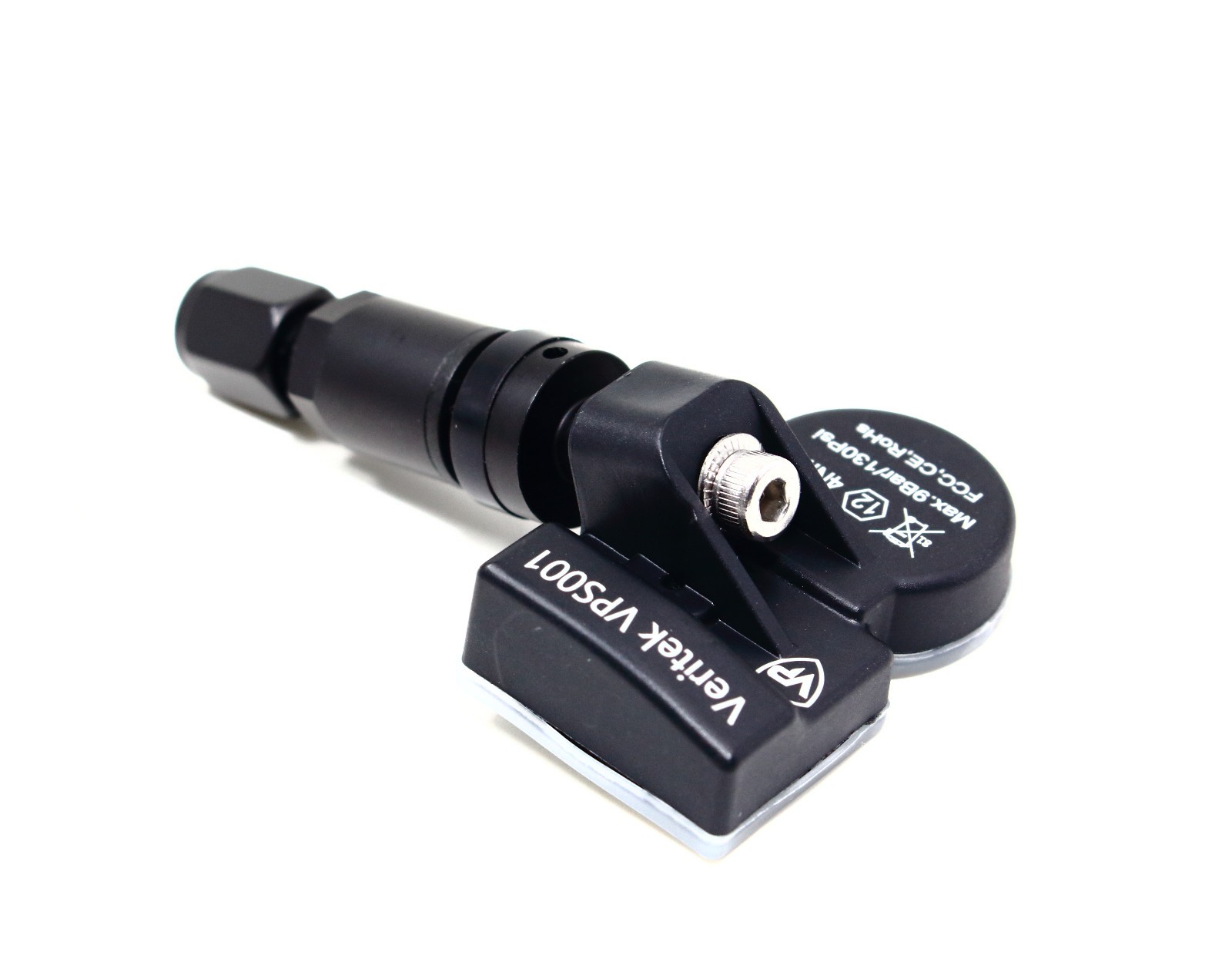4 MAX 433mhz TPMS Tire Sensors for Lamborghini Gallardo Huracan Matte Black Stem