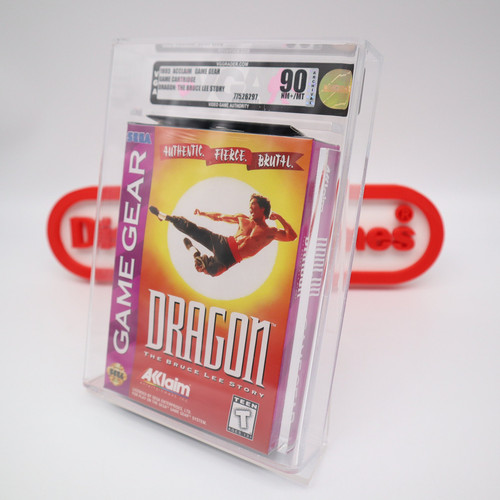 Game Gear DRAGON : THE BRUCE LEE STORY - VGA CLASSÉ 90 COMME NEUF OR vente ! NEUF & scellé !
