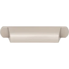 Top Knobs TK3361BSN Cressing 3 3/4" C-to-C Cup/Bin Pull Brushed Satin Nickel