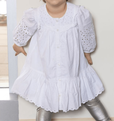 4t white dress Cream Girls’ Layering | Modest Girls Dress Model Spencer White Dresses & Outfits
