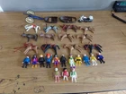VINTAGE LOT OF 30 PLAYMOBIL PLASTIC FIGURE TOYS