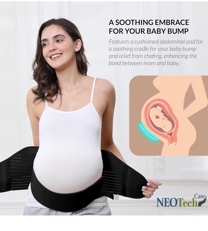 NeoTech Care Pregnancy Support Maternity Belt, Waist/Back/Abdomen Band, Belly...