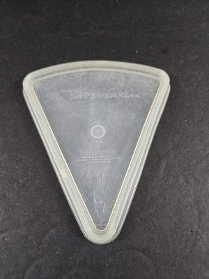 Tupperware 268 Slice Pie Keeper to Go Sheer Lid ONLY Replacement for 269 Vintage