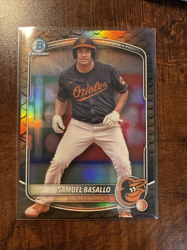 2025 Bowman Samuel Basallo Reptilian Refractor Prospect #BCP-109 Orioles