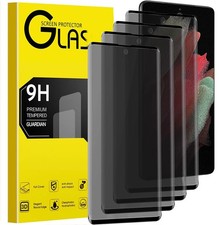 5-Pack Privacy Screen Protector Tempered Glass For Samsung S26 S25 S24 S23 S22 