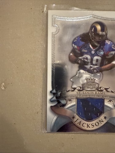 Steven Jackson: 2007 Bowman Sterling Player Worn Pro-Bowl JSY #BSVR-SJ SL Rams - Bild 3 von 15