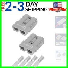 2pcs 50Amp Battery Quick Disconnect, 10-12AWG Cable Connector, Quick Connect ...