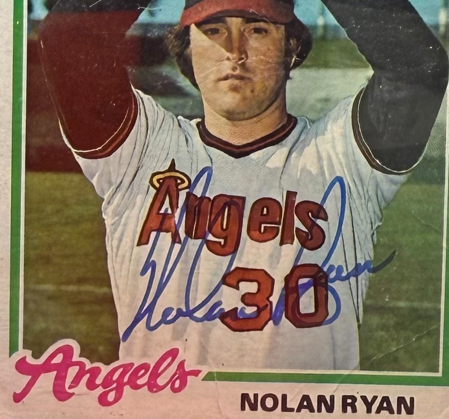 ⚾️1978 Topps Nolan Ryan ✍️Auto #400 Anaheim Angels PSA GEM MT 10; view 4