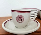 SET of 6 DEMITASSE CUPS/SAUCERS:  HARVARD CLUB OF NEW YORK CITY — photo 6