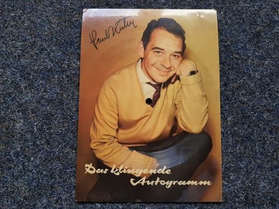 Paul Kuhn - Das klingende Autogramm 7'' Postkarte/ Flexi