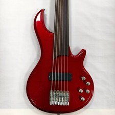 B-206SM Fretless 6-String Bass Guitar - Candy Apple Red Mahogany body