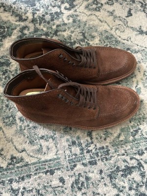 Alden Indy Reverse Tobacco Chamois 4015HC Size 8