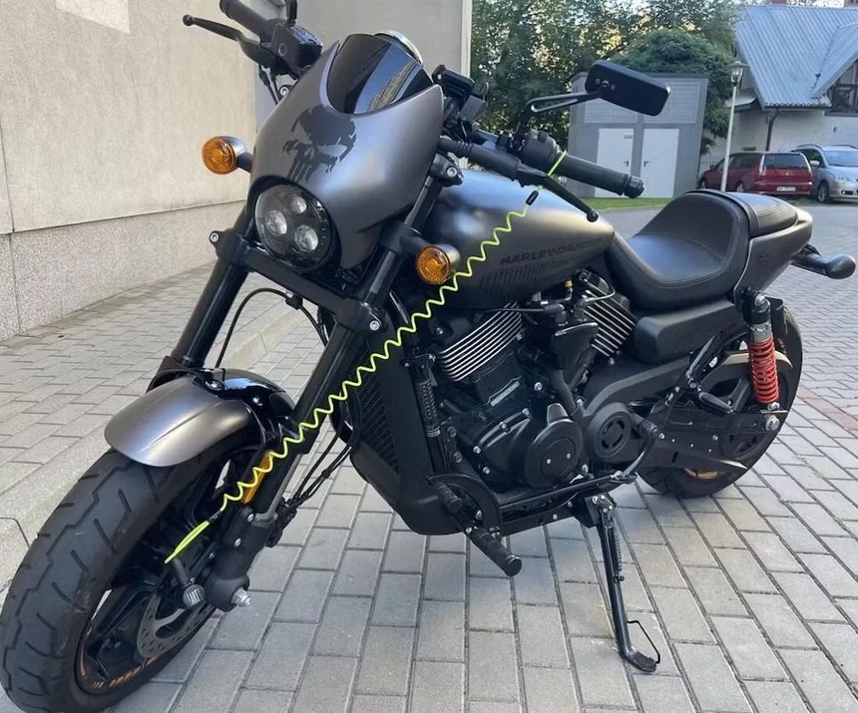 Controles delanteros de aluminio de 12" para Harley Street 500 750 Street Rod XG750A 17-20 Foto 3 de 4