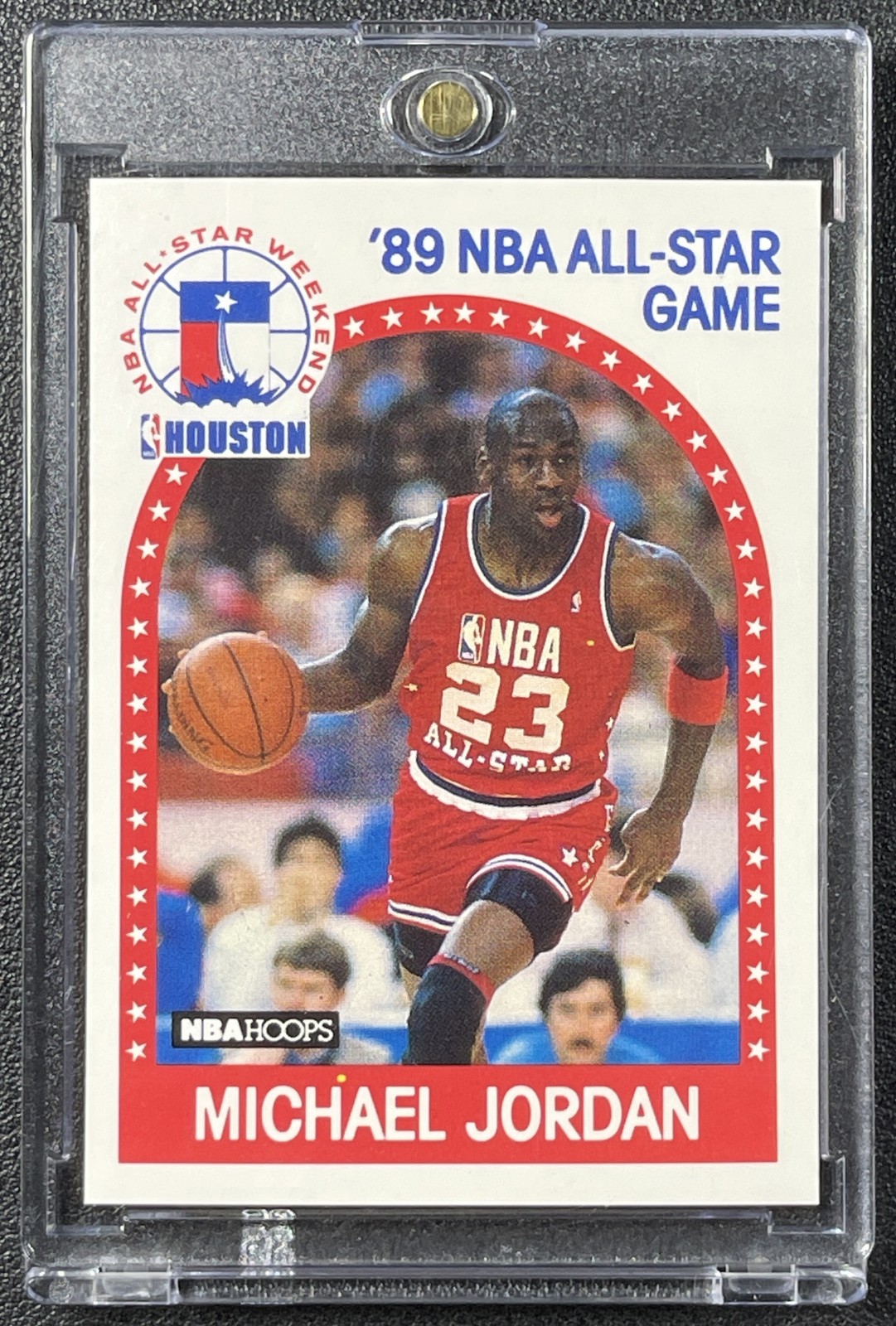 MICHAEL JORDAN 1989-90 HOOPS #21 ALL-STAR GAME BULLS HOF A