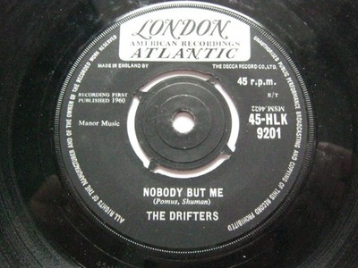Drifters Save The Last Dance For Me 7'' London HLK9201 VG 1960 b-side label bo...