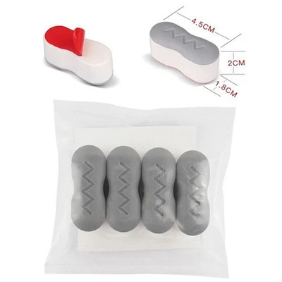 4 Paquet / Salle Matériel Tampon Remplacement Pare-Chocs Fort Wc Sièges - Photo 1/4