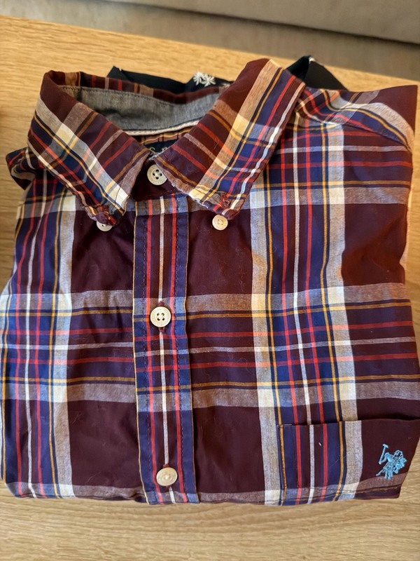 U.S. Polo Assn. Men's M Cotton Blend Woven Button-Down Shirt Pocket