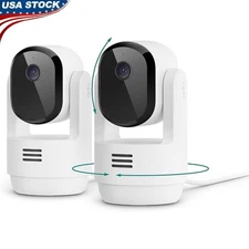 2K Indoor Pet Monitoring Camera Pan Tilt Night Vision Smart Detection Audio New