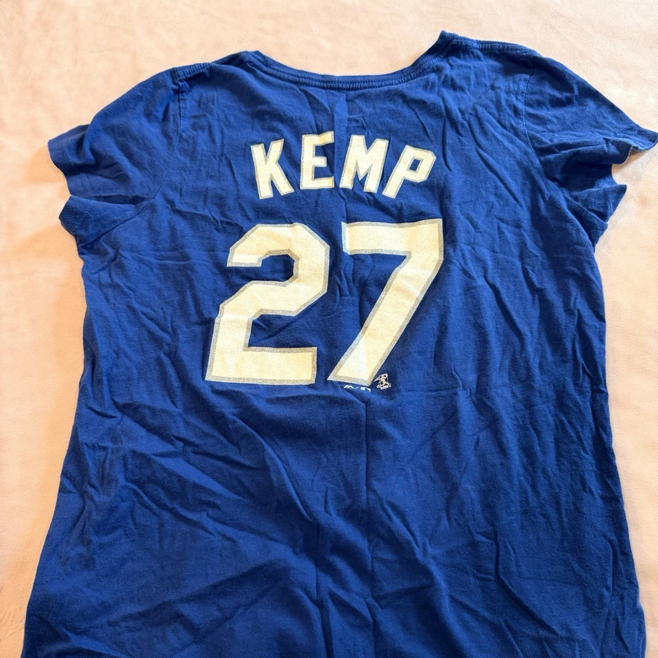 Camiseta Majestic Matt Kemp #27 de los Dodgers de Los Ángeles (XL/XL) Foto 4 de 4