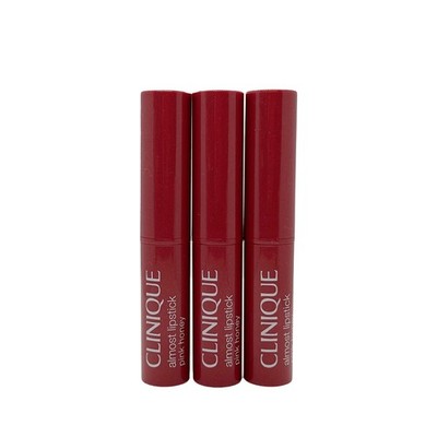 3 Pack - Clinique Almost Lipstick - Pink Honey, 0.04oz / 1.2g Travel Size, NEW