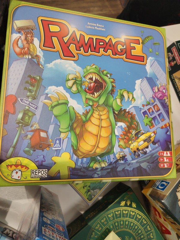 Rampage Board Game Terror In Meeple City 2013 Edition