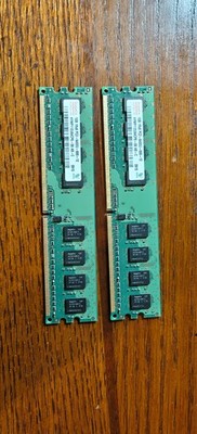 2pc HYNIX 1GB 1Rx8 PC2-6400U-666-12 ~ HYMP112U64CP8 ~ S6 AB-C RAM