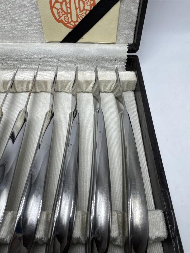 Juego de cuchillos de acero inoxidable Pioneer Samurai de 3" cuchillas dentadas de 8 de colección Foto 3 de 4