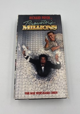 Brewsters Millions (VHS, 1996) Richard Pryor John Candy Factory Good Tested