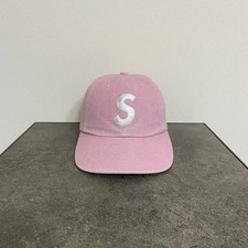 OS Supreme Pink Wash Logo Snapback Cap