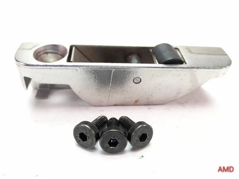 2005 BMW 330ci 325ci Convertible Front Soft Top Lock Base Plate Set L+R w Bolts - Image 3 of 4