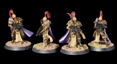 Warhammer 40K Sisters of Silence Prosecutors   4er Squad   bemalt