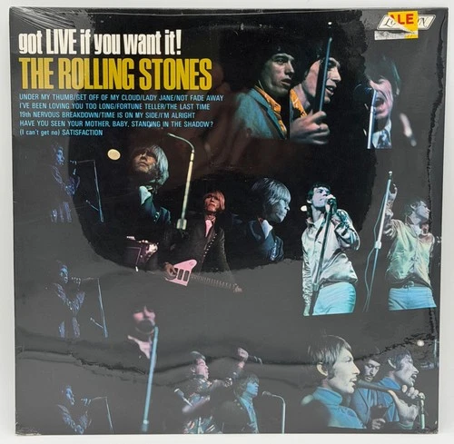 ROLLING STONES got LIVE if you want it! REMASTERED Still Sealed