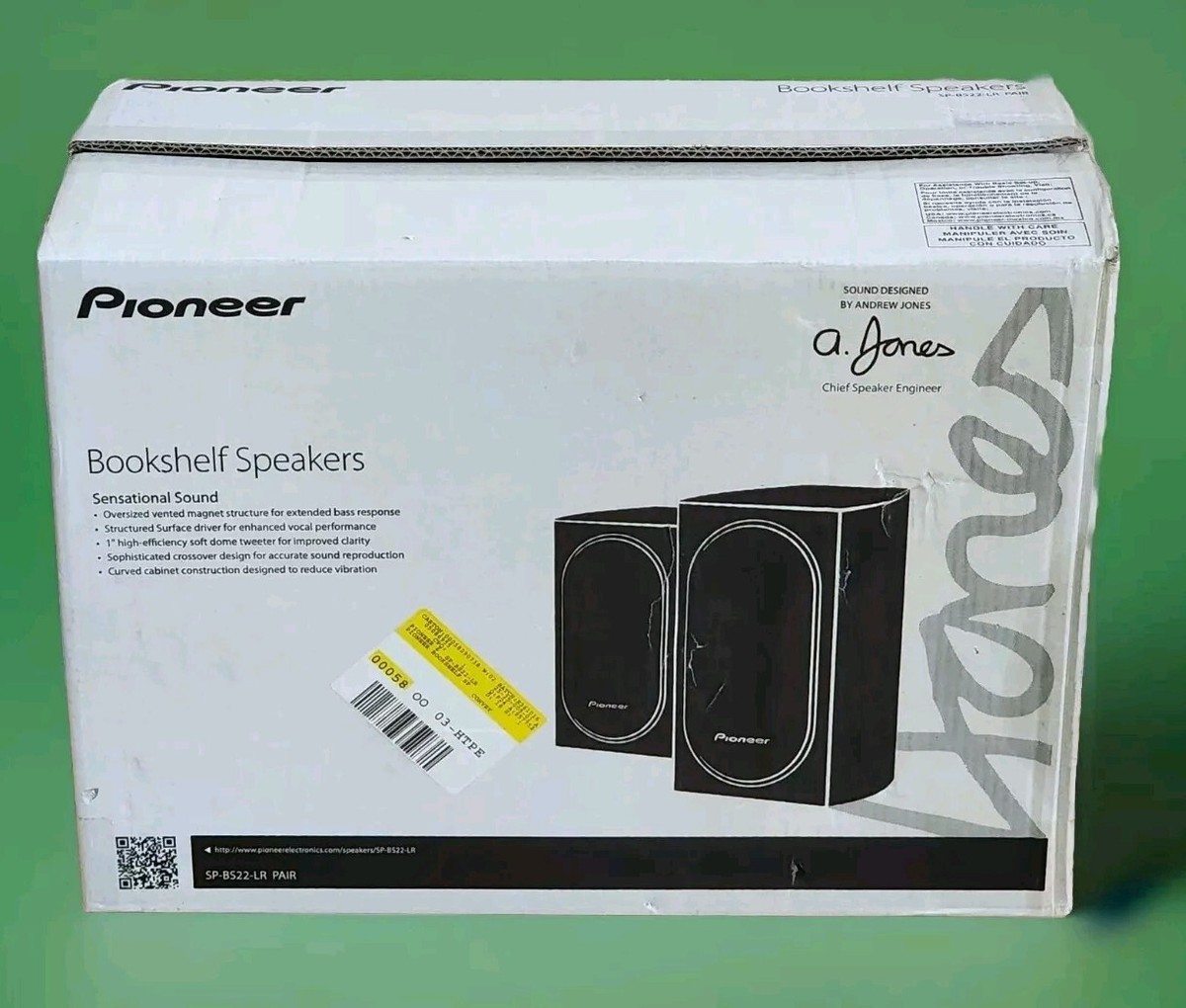 Pioneer SP-BS22-LR スピーカー Pioneer SP-BS22-LR Andrew Jones Designed Bookshelf Speakers