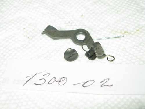 Taiwan Mitchell 300 reel trip lever + spring + screws made in Taiwan used VG+ - Picture 2 of 7