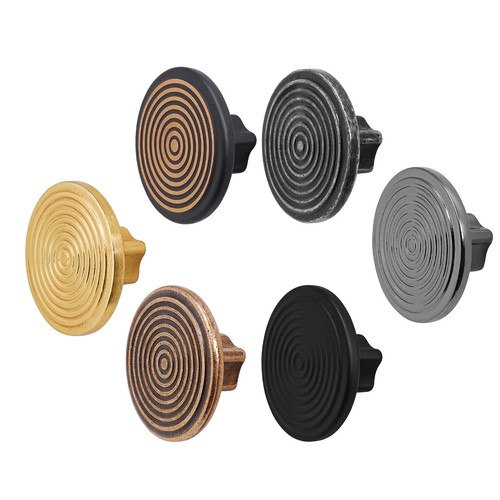 Round Cabinet Knobs Gold Chrome Black Drawer Cupboard Kitchen Pull Handles - Afbeelding 1 van 14