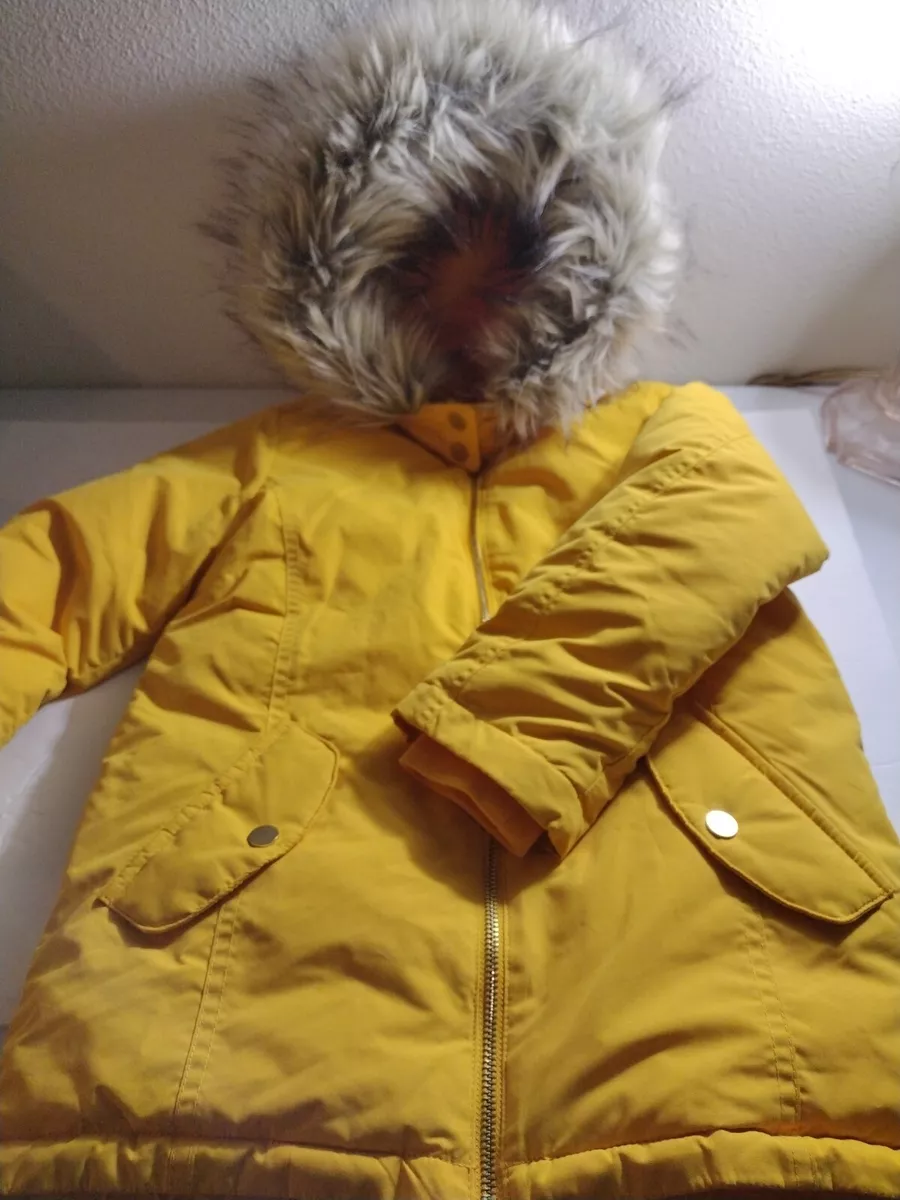 H&m top yellow parka