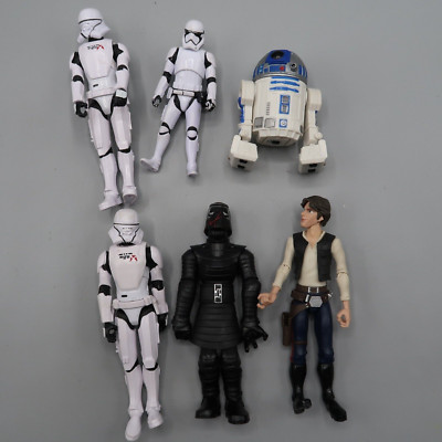 Lot of Star Wars Stormtrooper Luke R2D2 Figures 5 inch