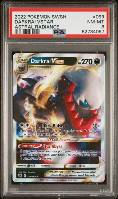 Darkrai VSTAR 099/189 Swsh10: Astral Radiance Holo for sale