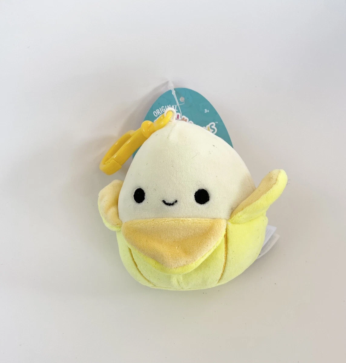 Squishmallow Junie the Banana and Lune 3.5” squishmallow clip