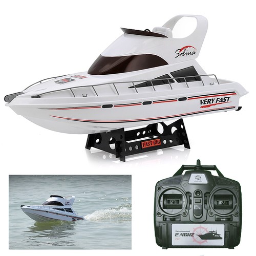 RC Remote Control 2.4G RTR Salina Speed Racing Boat Yacht Dual Motors