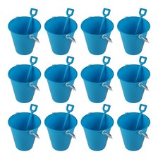 Food Grade Buckets & Spades - Party Food / Favours - Blue - Bulk Quantities