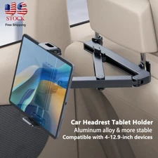 iPad Holder For Car,Aluminum Material,Compatible With 4.7-12.9 inch Tablets