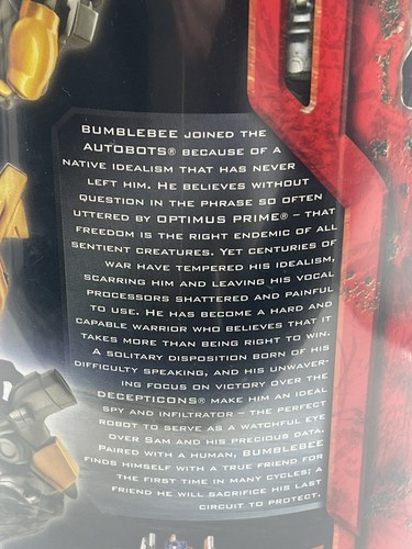 Transformers Unleashed Bumblebee Figure – Hasbro 2007 Collectors Edition - Picture 10 of 13