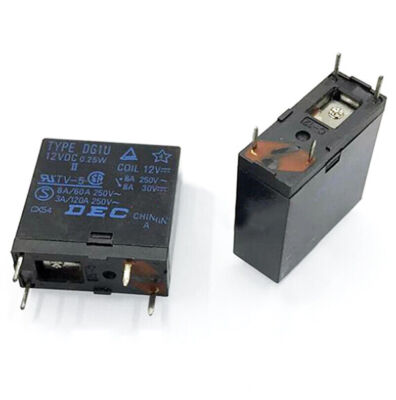 1PC DEC TYPE DG1U-12VDC Power Relay 4Pins #WD8*