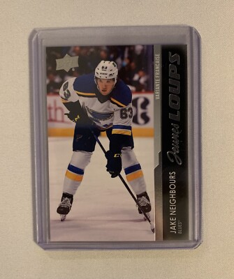 Jake Neighbours French Young Guns RC St. Louis Blues 21-22 Upper Deck Series 2