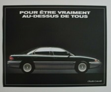 CHRYSLER CONCORDE 1994 dealer sheet brochure - French - Canada