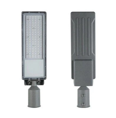 ZIKA STORE Lampione Stradale Elettrico LED 50W 100W Faro Slim da Palo Regolabile 90° IP65