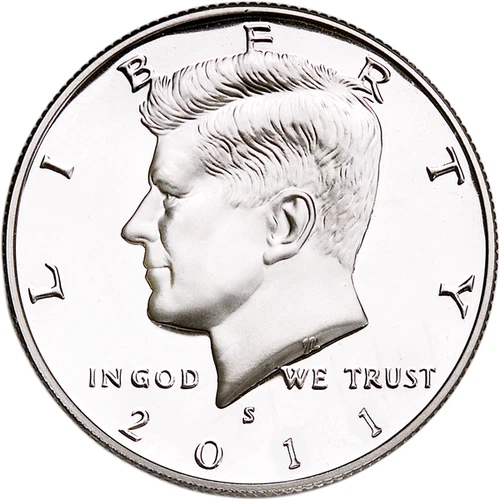 2011 S  SILVER PROOF KENNEDY HALF DOLLAR
